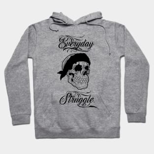 Everyday Struggle skull Hoodie